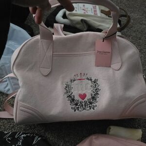 Juicy Couture Light Pink Travel Bag